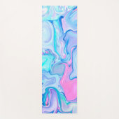 Elegantes Abstraktes Marmorkunstwerk Yogamatte (Vorderseite)