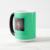 Elegantes abstraktes Muster Abschiedsgeschenk Verwandlungstasse (Vorderseite Links)