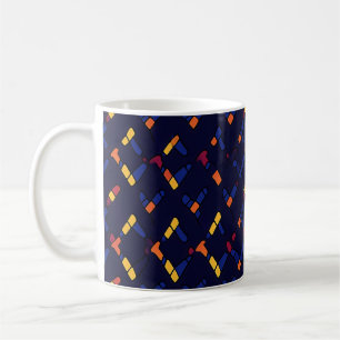 Elegantes Abstraktes Muster Kaffeetasse