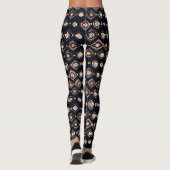 Elegantes Abstraktes Muster Leggings (Rückseite)