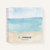 Elegantes, Abstraktes Muster Personalisiert Notizblock (Vorderseite)