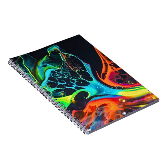 Elegantes Abstraktes Notebook Notizblock (Rechte Seite)