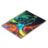 Elegantes Abstraktes Notebook Notizblock (Linke Seite)