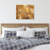 Elegantes, Abstraktes, opulentes Design Leinwanddruck (Insitu (Schlafzimmer))
