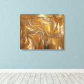 Elegantes, Abstraktes, opulentes Design Leinwanddruck (Insitu (Holzboden))