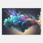 Elegantes Abstraktes Rauchergeschenk Geschenkpapier Set (Vorderseite)