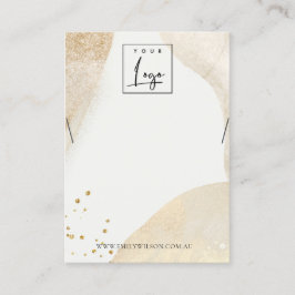 Elegantes, Abstraktes Shape-Nekklace-Display Visitenkarte