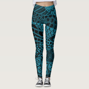 Elegantes Abstraktes Tribal-Muster Leggings