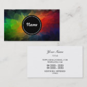 Elegantes abstraktes visitenkarte (Vorne/Hinten)