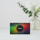 Elegantes abstraktes visitenkarte (Stehend Vorderseite)