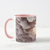 Elegantes, Abstraktes Wall-Break-Design mit blühen Tasse (Links)