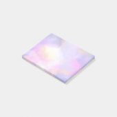 Elegantes Abstraktes Watercolor Cosmic Space Desig Post-it Klebezettel (angewinkelt)