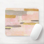 Elegantes Abstraktes Waves Artwork im japanischen Mousepad (Mit Mouse)