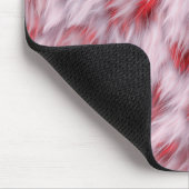 Elegantes, Abstraktes, weiche Fluffy-Fur-Muster | Mousepad (Ecke)