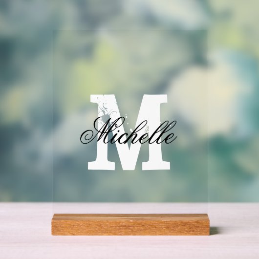 Elegantes Acrylzeichen mit benutzerdefiniertem Tex Acrylschild (Neutral)