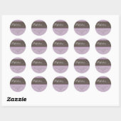 ELEGANTES ADRESSE STICKER SIEGEL: Perfektion 2A (Blatt)