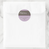 ELEGANTES ADRESSE STICKER SIEGEL: Perfektion 2A (Tasche)