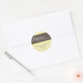 ELEGANTES ADRESSE STICKER SIEGEL: Perfektion 4A (Umschlag)