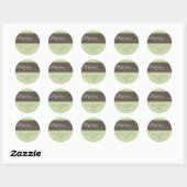 ELEGANTES ADRESSE STICKER SIEGEL: Perfektion 6A (Blatt)