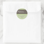 ELEGANTES ADRESSE STICKER SIEGEL: Perfektion 6A (Tasche)