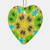 Elegantes afrikanisch Inspiriert Spider Traditiona Keramikornament (Links)