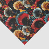Elegantes, afrikanisches Frauenmuster Seidenpapier (Ausschnitt)