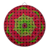 Elegantes afrikanisches liebliches Vektor-Druckmus Dartscheibe (vorne)