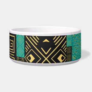 Elegantes Afrikanisches Tribal Geometrisches Muste Napf