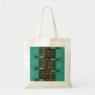 Elegantes Afrikanisches Tribal Geometrisches Muste Tragetasche
