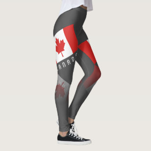 Elegantes Ahornblatt Kanada Leggings