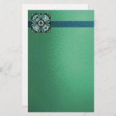 Elegantes Allure Stationary-MVB Design 1 Briefpapier (Vorne/Hinten)