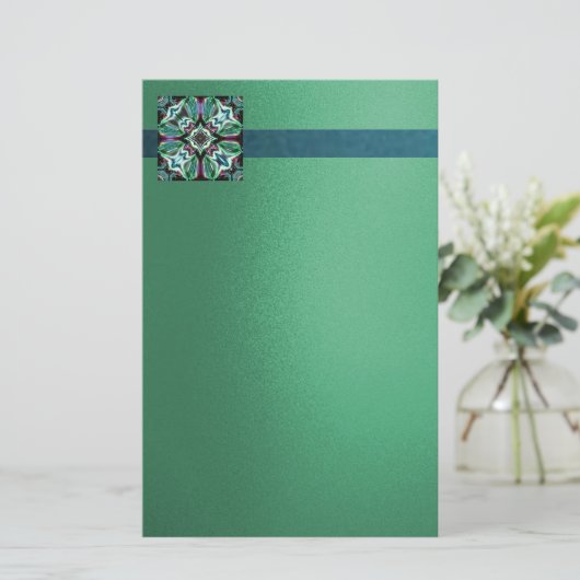 Elegantes Allure Stationary-MVB Design 1 Briefpapier (Stehend Vorderseite)
