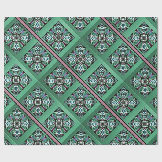 Elegantes Allure Wrapping Paper-MVB Design 1 Geschenkpapier (Flach)