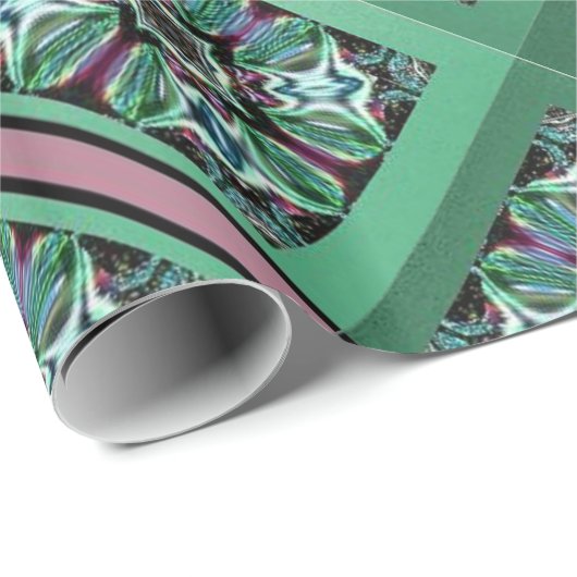 Elegantes Allure Wrapping Paper-MVB Design 1 Geschenkpapier (Rolleneckpunkt)