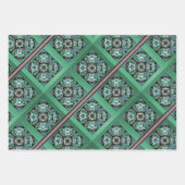 Elegantes Allure Wrapping Paper-MVB Design 1 Geschenkpapier Set (Vorderseite)