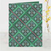 Elegantes Allure Wrapping Paper-MVB Design 1 Karte (Gelbe Blume)