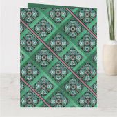 Elegantes Allure Wrapping Paper-MVB Design 1 Karte (Rückseite)