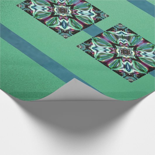 Elegantes Allure Wrapping Paper-MVB Design 3 Geschenkpapier (Ecke)