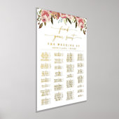 Elegantes Alphabetisches Seating mit Real Gold Foliendrucke (Ablage )