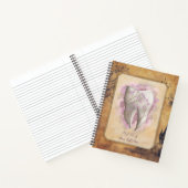Elegantes altmodisches Dental Diary / Notebook Notizblock (Innenseite)