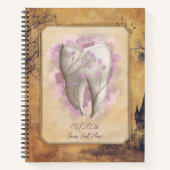 Elegantes altmodisches Dental Diary / Notebook Notizblock (Vorderseite)