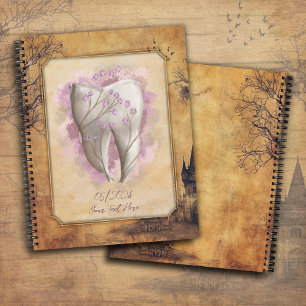 Elegantes altmodisches Dental Diary / Notebook Notizblock