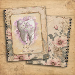 Elegantes altmodisches Dental Diary / Notebook Notizblock