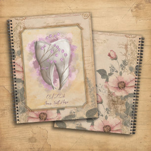 Elegantes altmodisches Dental Diary / Notebook Notizblock