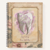 Elegantes altmodisches Dental Diary / Notebook Notizblock (Vorderseite)