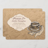 Elegantes Ambiente Einladung (Vorne/Hinten)