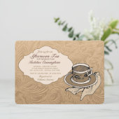 Elegantes Ambiente Einladung (Stehend Vorderseite)