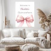 Elegantes Ambiente in Rosa Poster
