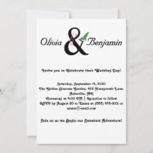 Elegantes Ampersand & SkriptWedding Design