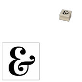Elegantes Ampersand-Zeichen Gummistempel (Stempel)
